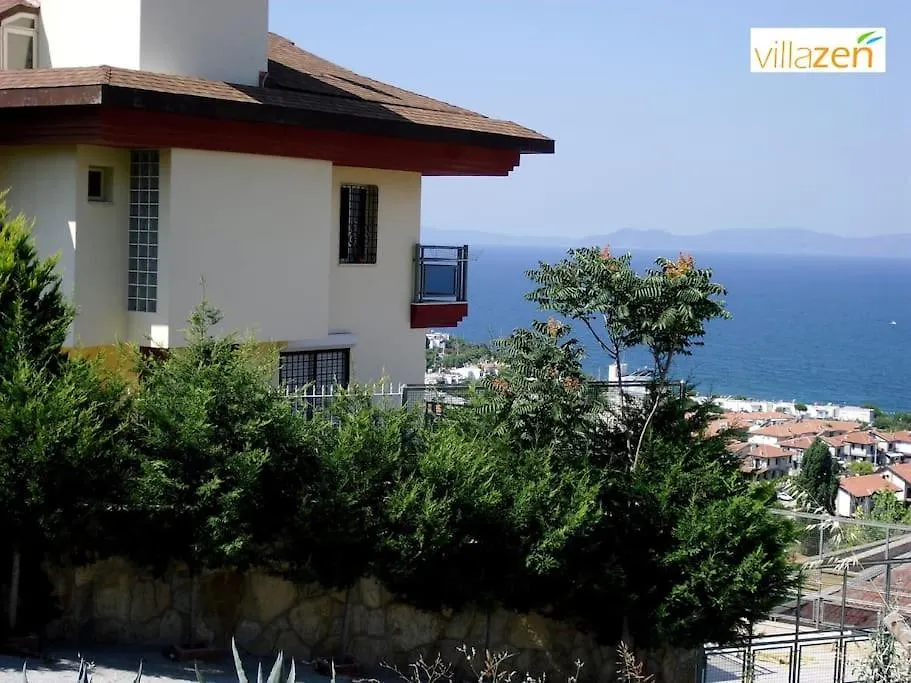 Villa 6 Rooms 1 Living Room Magnificent Sea View Kusadası