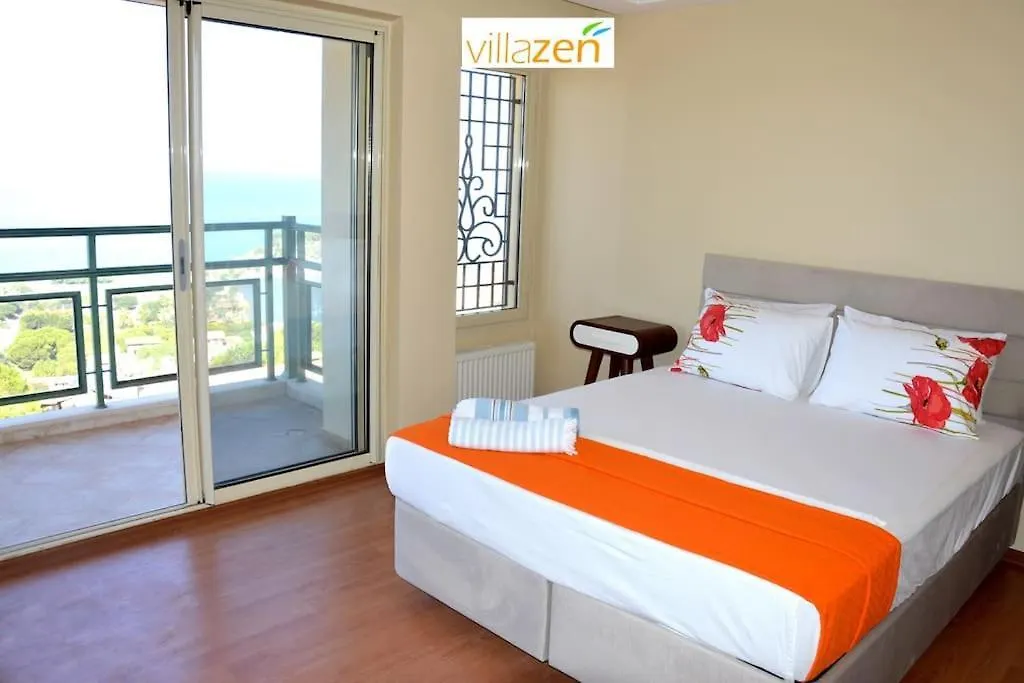 Villa 6 Rooms 1 Living Room Magnificent Sea View Kusadası